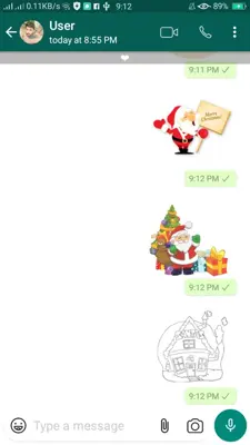 Chrismas Stickers | Stickers For WhatsApp android App screenshot 0