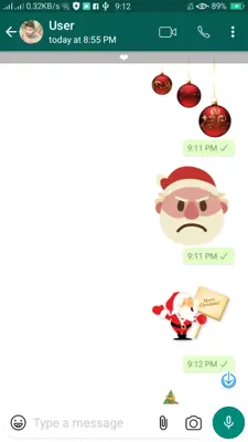 Chrismas Stickers | Stickers For WhatsApp android App screenshot 1