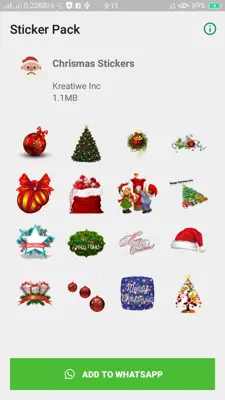 Chrismas Stickers | Stickers For WhatsApp android App screenshot 5